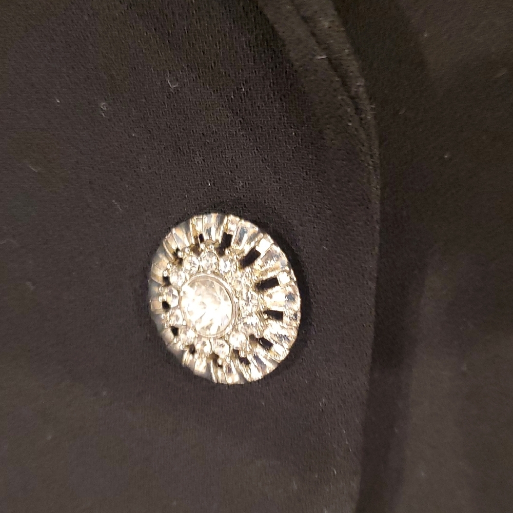 Tahari Elegant Black Puff Sleeve Blazer - Picture 4 of 6